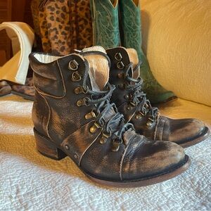 Freebird by Steven Brown Lace Up Boots